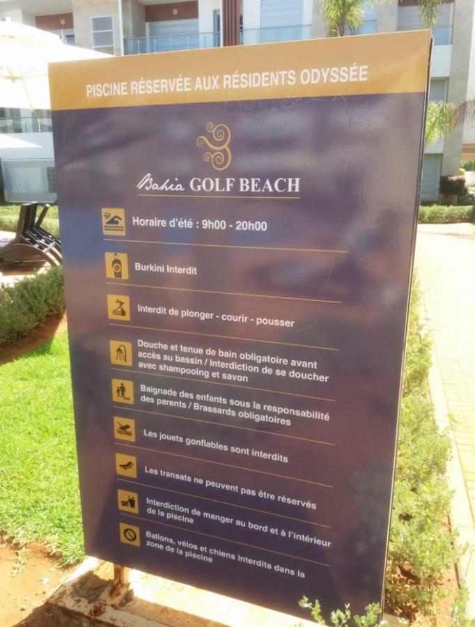 Bahia Golf Beach-Odyssee-Appartement Bouznika Esterno foto